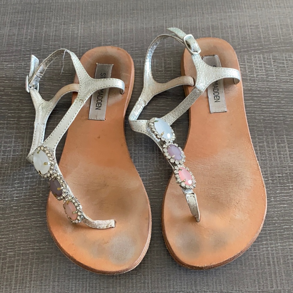 Steve Madden tri-stone sandals